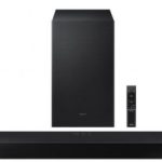 SAMSUNG SOUNDBAR, 9 SPEAKERS, CHANNEL 3.1.2, DOLBY ATMOS VIDEO, 4K VIDEO PASS, WIRELESS ACTIVE, BLUETOOTH, 37W WITH SUBWOOFER 28W, HDR 10+, HDMI X1, OPTICAL X1, WIDE RANGE, WIFI