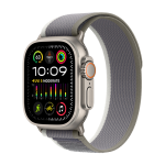Watch Apple Watch Ultra 2 LTE 49mm Titanium Case with Trail Loop M/L - Green/Grey