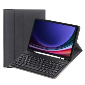Samsung Galaxy Tab S9 / S9 FE / S10 FE / S10 Lite Case with Detachable Bluetooth Keyboard - Black