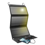 SBS 21-watt solar-powered portable battery charger. e-Energy