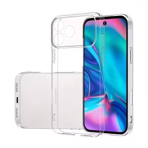 Back Case Anti Shock iPhone 17 Pro 6,3" transparent big hole