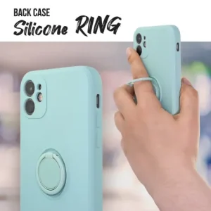 BACK CASE SILICON RING Samsung Galaxy S25 Edge light green
