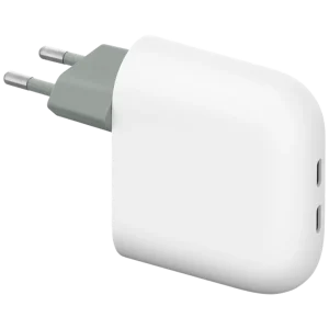 Google Flex 67W Dual USB-C Fast Charger White