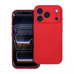 BACK CASE SILICON iPhone 17 Pro Max 6,9" red