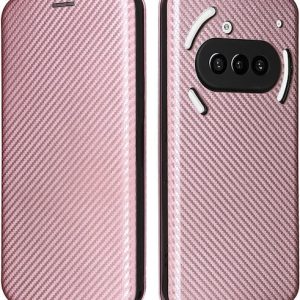 Carbon Fiber Book Pink Gold Nothing Phone 3a