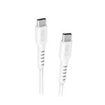 SBS Data and charging cable 1.5m white - USB-C connectors for Power Delivery 100W