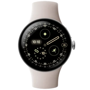 Google Pixel Watch 4 41mm Silver ( Beige Strap )