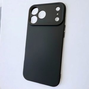 BACK CASE SILICON iPhone 17 Pro Max 6,9" black