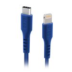 SBS Lightning - Type-C cable for data and charging blue