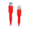 SBS Lightning - Type-C cable for data and charging red