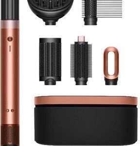 Dyson Airwrap Co-anda2x Multi-Styler and Dryer with Diffuser HS09 - Amber Silk (Gift Edition)